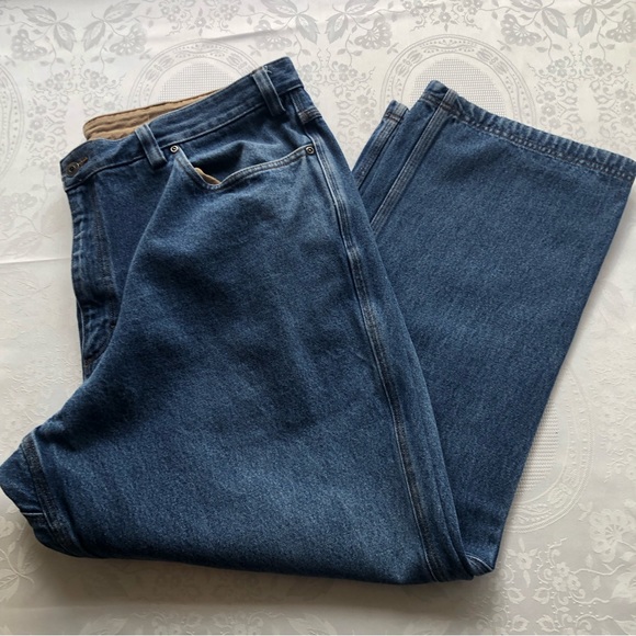 Duluth Trading Men’s Size W44/L30 Blue Jeans Denim Pants Classic Straight-Leg - Picture 12 of 16